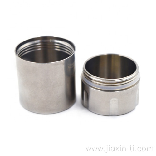 Titanium Waterproof Capsule Pill Case Box Storage Container